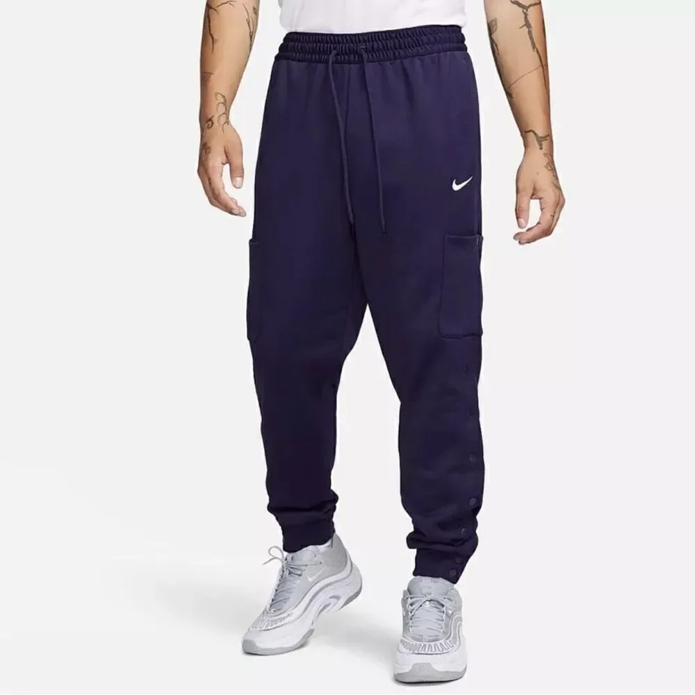Nike Therma-Fit Basketball Cargo Pants Navy Blue